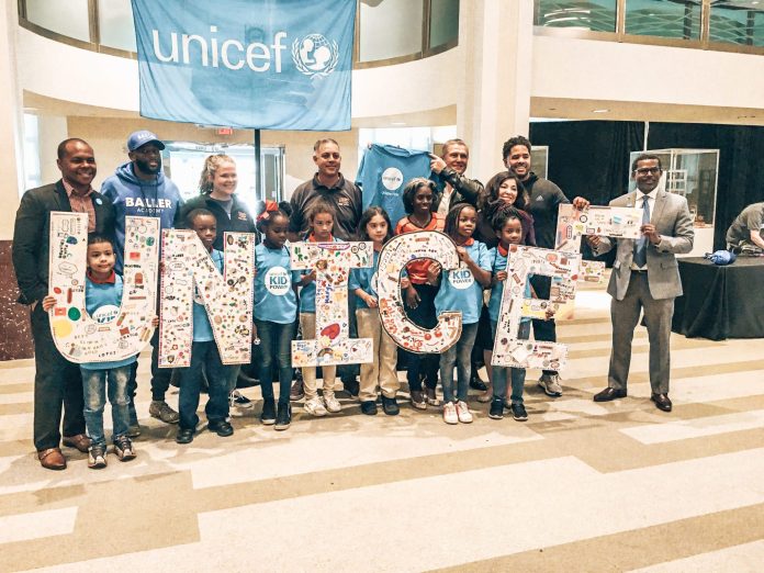Best Elementary School students are celebrated for being on the UNICEF Kid Power Team