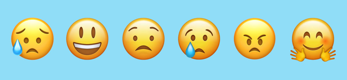 emojis: a range of emotions